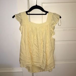 Francesas yellow summer blouse
